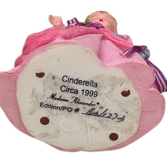 Pair Of Madame Alexander Resin "Opening Night Gala" Cinderella Figurine Pink , - Picture 9 of 11